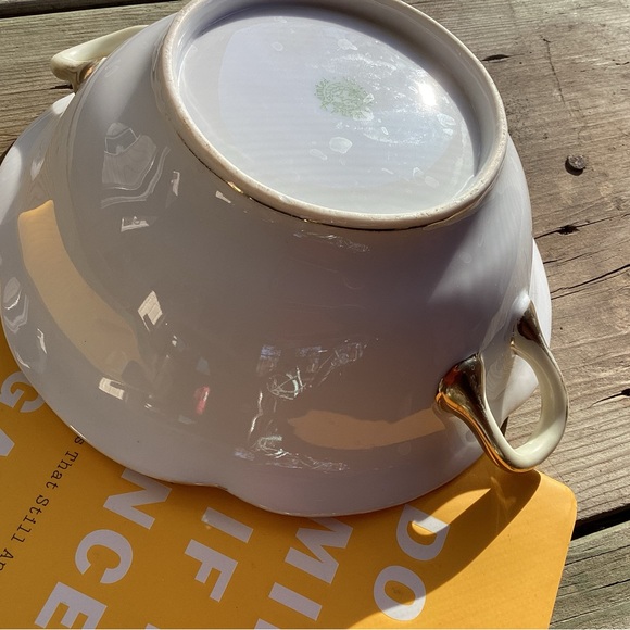 Nippon bowl, hand-painted, 7” in diameter, lovely floral pattern. Vintage. - Picture 6 of 10